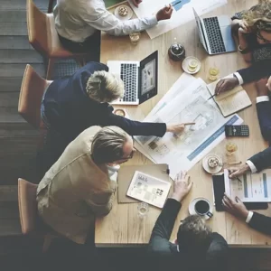 Kate Edwards HR Mediation Services meeting over a boardroom table